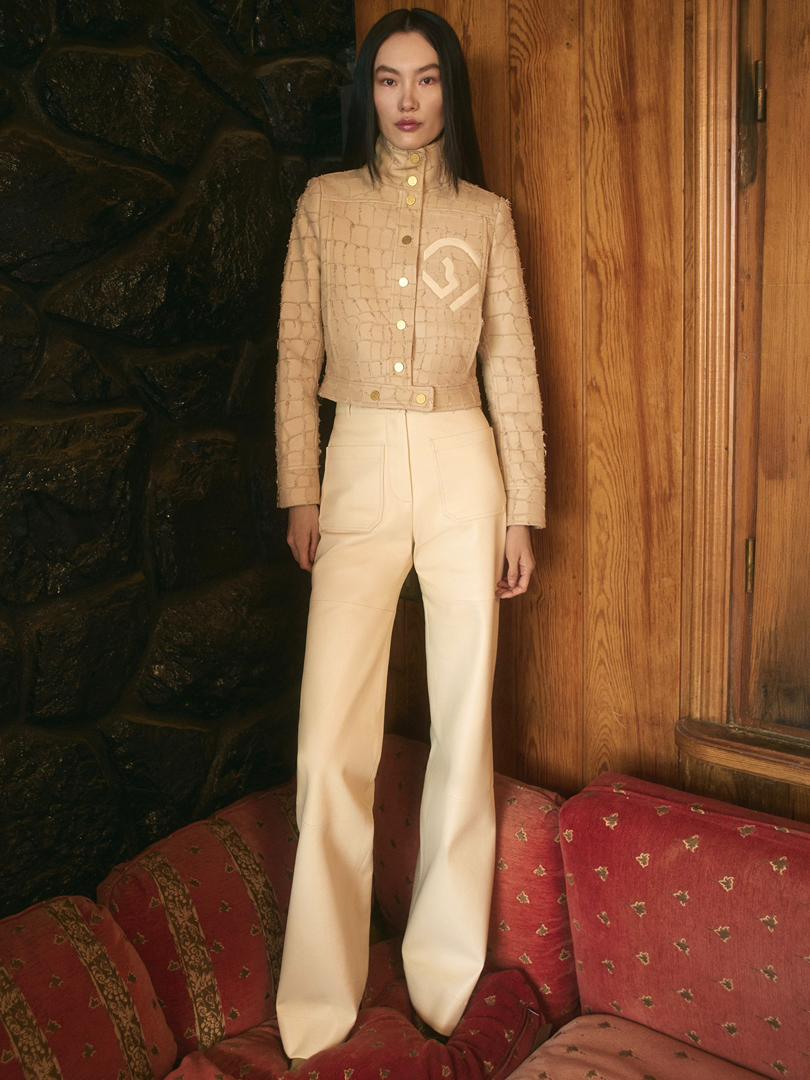 College leather jacket