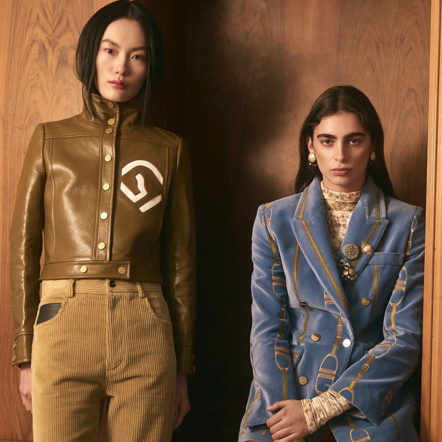 College jacket leather